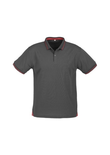 Picture of Biz Collection Mens Jet Polo Shirt 50% Cotton 50% BizCool Polyester Pique Knit